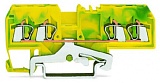4-проводные экранированные клеммы; 2,5 мм²; центральная маркировка; для DIN-рейки 35 x 15 и 35 x 7,5; CAGE CLAMP®; 2,50 mm²; белые