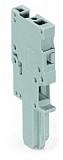 1-проводниковая розетка; CAGE CLAMP®; 4 mm²; Шаг контактов 5 мм; 1-пол.; 4,00 mm²; серые