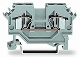 2-проводные проходные клеммы; 4 mm²; подходят для исполнений Ex e II; боковые маркировочные разъемы; для DIN-рейки 35 x 15 и 35 x 7,5; CAGE CLAMP®; 4,00 mm²; светло-серые