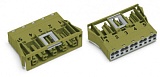 Защелкивающаяся розетка; 5-пол.; Код. B; 4,00 mm²; светло-зеленые