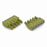 Разъем; 5-пол.; Код. B; 4,00 mm²; светло-зеленые
