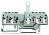 4-проводные клеммы с размыкателем; для DIN-рейки 35 x 15 и 35 x 7,5; 2,5 мм²; CAGE CLAMP®; 2,50 mm²; синие