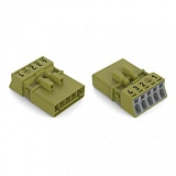Штекер; 5-пол.; 1,50 mm²; светло-зеленые