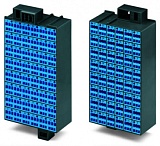Матричная коммутационная панель; 48-пол.; Маркировка 1-48; подходят для исполнений Ex i; Цвет модулей: синий; Маркировка модуля, сторона 1 и 2, верт.; 1,50 mm²; темно-серые