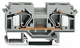 2-проводные проходные клеммы; 16 мм²; подходят для исполнений Ex e II; боковые маркировочные разъемы; для DIN-рейки 35 x 15 и 35 x 7,5; CAGE CLAMP®; 16,00 mm²; светло-серые