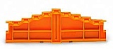 4-уровневая торцевая пластина; без печати; толщиной 7,62 мм; оранжевые