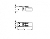 Штекер; 2-пол.; 1,50 mm²; розовые