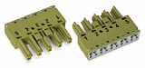 Разъем; 5-пол.; Код. B; 4,00 mm²; светло-зеленые