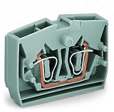 2-проводные центральные клеммы; без кнопок; 2,5 мм²; CAGE CLAMP®; 2,50 mm²; серые