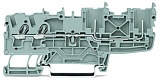 2-проводные / 2-контактные базовые клеммы; 2,5 мм²; подходят для применений класса Ex i nA; для DIN-рейки 35 x 15 и 35 x 7,5; Push-in CAGE CLAMP®; 2,50 mm²; синие