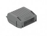 Корпус WAGO IPх8 для клемм; для кабелей; Отрасль; с гелем; Серия 221; без соединителей; Размер 1; серые