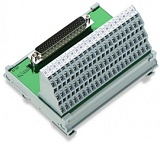 Интерфейсный модуль; HD-Sub-D; Вилка; 15-пол.; Трехуровневые клеммы PCB; в монтажном держателе; 2,50 mm²