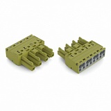Разъем; 4-пол.; Код. B; 4,00 mm²; светло-зеленые