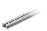 Алюминиевая несущая рейка; Длиной 1000 мм; шириной 18 мм; 7 мм высотой; серебристые