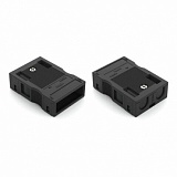 Корпус разгрузки натяжения; 3-пол.; для 2 кабелей; 4,5 – 8,0 мм; 55 mm; черные