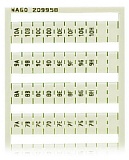 Маркировочная карта WSB; в картах; МАРКИРОВАНО; 1A, 1B, ..., 1G, 1H, ... до 10A, 10B, ..., 10G, 10H; not stretchable; Вертикальная маркировка; с креплением на защелке; белые