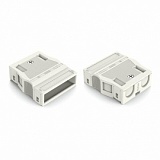 Корпус разгрузки натяжения; 4-пол.; для 2 кабелей; 5,0 – 9,0 мм; 55 mm; белые