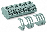 Проходные клеммы; 4 mm²; Шаг контактов 7 мм; 12-пол.; CAGE CLAMP®; 4,00 mm²; серые