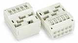 Опора для проводников; 3-пол.; 2,50 mm²; белые