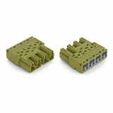 Штекер; 4-пол.; Код. B; 4,00 mm²; светло-зеленые