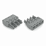 Разъем; 4-пол.; Код. B; 4,00 mm²; серые