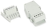 Разъем; с корпусом разгрузки натяжения; 5-пол.; Код. A; 6,00 mm²; белые