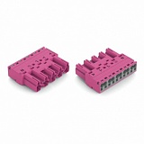 Штекер; 5-пол.; Код. B; 4,00 mm²; розовые
