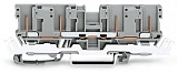 4-контактные базовые клеммы; с контактом для экрана; для DIN-рейки 35 x 15 и 35 x 7,5; серые