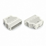 Корпус разгрузки натяжения; 5-пол.; для 2 кабелей; 9,0 – 13,0 мм; 55 mm; белые