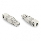 Штекер; с корпусом разгрузки натяжения; 3-пол.; 1,50 mm²; белые