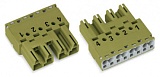Штекер; 4-пол.; Код. B; 4,00 mm²; светло-зеленые