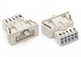 Защелкивающаяся розетка; 5-пол.; Код. A; 1,50 mm²; белые