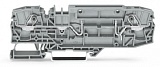 2-проводные базовые клеммы; с возможностью тестирования; для DIN-рейки 35 x 15 и 35 x 7,5; 3; Push-in CAGE CLAMP®; 6,00 mm²; серые