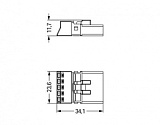 Штекер; 5-пол.; 1,50 mm²; розовые
