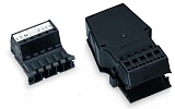 Штекер; с корпусом разгрузки натяжения; 5-пол.; 6,00 mm²; белые