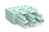 Разъем; 3-пол.; Код. B; 4,00 mm²; светло-бирюзовые
