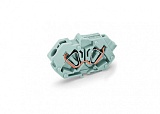 Проходные клеммы; 4 mm²; Шаг контактов 7 мм; 1-пол.; CAGE CLAMP®; 4,00 mm²; серые