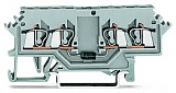 Компонентная клемма; 4-проводн.; с диодом 1N4007; анод справа; для DIN-рейки 35 x 15 и 35 x 7,5; 2,5 мм²; CAGE CLAMP®; 2,50 mm²; серые