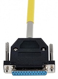 Соединительный кабель; 9-пол.; с выводом под пайку; Розетка; открытые; Длина: 1 м; Поперечное сечение проводника 0,25 мм²