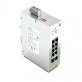 Управляемый коммутатор Lean; 8-портовый 1000Base-T; 2-слотовый 1000Base-SX/LX; 8 * питание по Ethernet; светло-серые