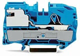 1-проводные клеммы с размыкателем нейтрали; 16 мм²; Push-in CAGE CLAMP®; 16,00 mm²; синие