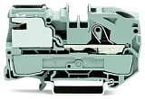 1-проводные распределительные клеммы с размыкателем; 16 мм²; Push-in CAGE CLAMP®; 16,00 mm²; серые