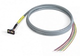 Соединительный кабель; 20-пол.; Съемный соединитель согл. DIN 41651; открытые; Длина: 2 м; Поперечное сечение проводника 0,14 мм²; Компоненты UR