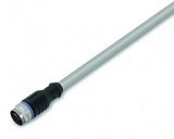 Кабель электропитания; Розетка M12A; прямая; 4-пол.; Длина: 20 м