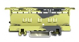 Монтажный держатель; Серия 221 — 6 мм; для винт. крепления или на рейку DIN-35; темно-серо-желтые