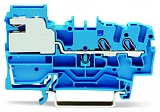 2-проводные распределительные клеммы с размыкателем; 2,5 мм²; Push-in CAGE CLAMP®; 2,50 mm²; серые