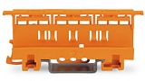 Монтажный держатель; Серия 221 — 6 мм; для винт. крепления или на рейку DIN-35; оранжевые