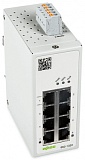 Промышленный управляемый переключатель; 8-портовый 1000Base-T; Безопасность MAC