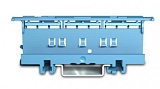 Монтажный держатель; Серия 221 — 6 мм; для винт. крепления или на рейку DIN-35; синие