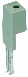 Тестовый адаптер; шириной 11,6 мм; для тестового штекера Ø4 мм; серые